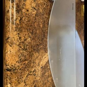 2 glass shelfs for bathroom